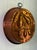 English Very Large Vintage Hammered Copper Fruit Mold Wall Hanging For Sale - Image 3 of 7