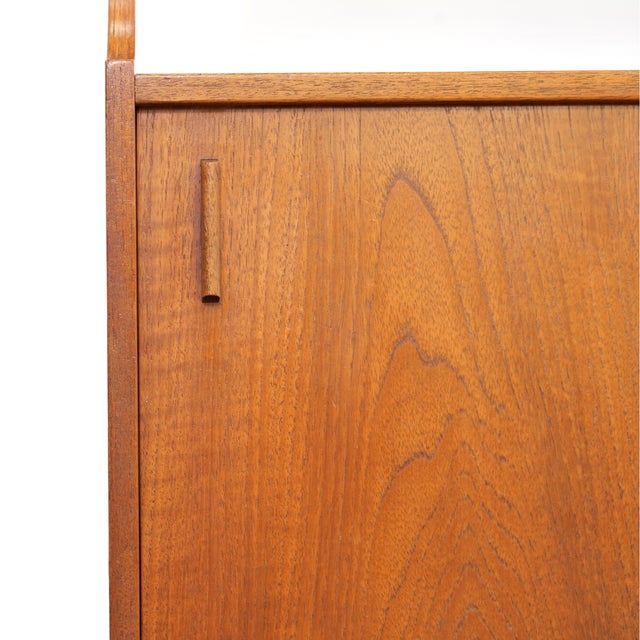 Mid Century Teak Bookcase Room Divider For Sale - Image 12 of 12