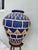 Spanish Revival Bleu Majorelle Terracotta Woven Vessel / Vase — Cobalt Blue Mediterranean Coastal For Sale - Image 3 of 11