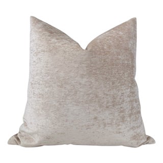 Antique Rose Velvet Pillow Cover, 20x20 Pillow For Sale