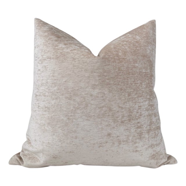 Antique Rose Velvet Pillow Cover, 20x20 Pillow For Sale