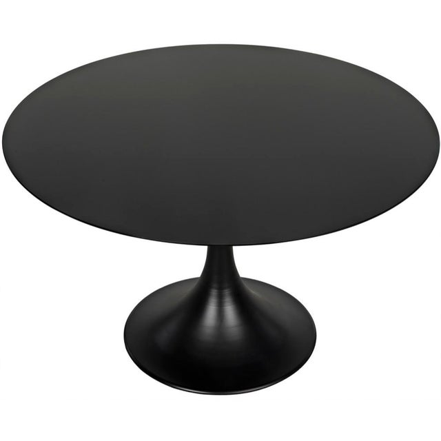 Not Yet Made - Made To Order NOIR Herno Table, 48", Metal For Sale - Image 5 of 7