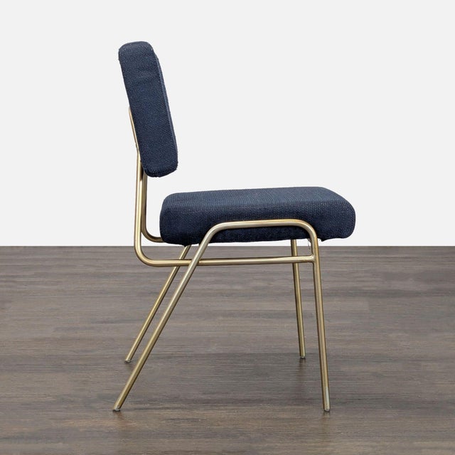 2010s West Elm Wire Frame Dining Chair For Sale - Image 5 of 8