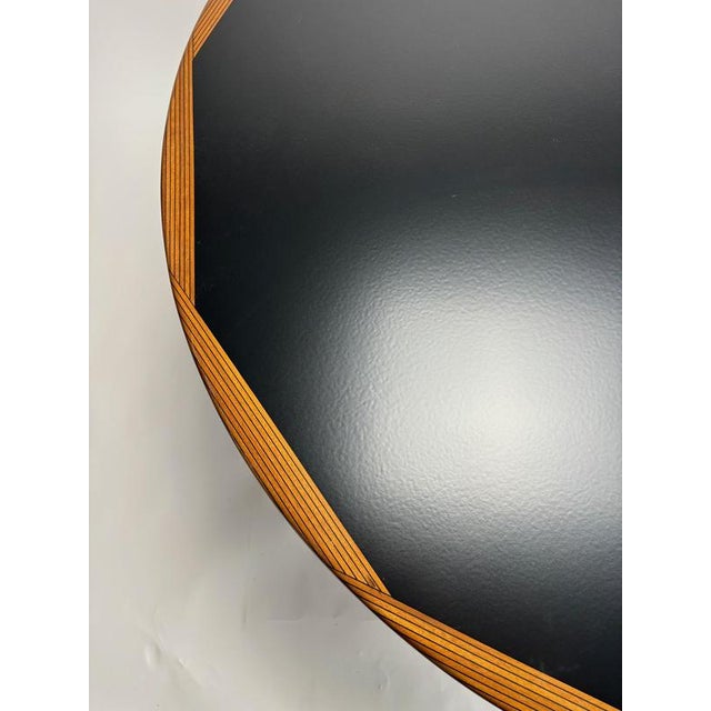 Wood Round Africa Table attributed to Afra & Tobia Scarpa for Maxalto Artona, 1970s For Sale - Image 7 of 17