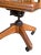 Antique B.L.Marble Chair Co. Golden Oak Swivel Desk Chair | Quarter-Sawn Oak Banker’s Chair | Early American Library & Office Chair For Sale - Image 12 of 13