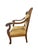 American Pair of Antique American Empire Walnut Scroll Arm Upholstered Library Chairs, C. 1840–1870, Set of 2 For Sale - Image 3 of 12