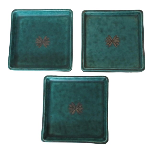 Gustavsberg Argenta Small Tray/Bowls, Set of 3 For Sale