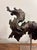Mid-Century Modern Vintage Natural Burl Wood Abstract Dragon Sculpture on Lucite Base, Coastal Modern For Sale - Image 3 of 9