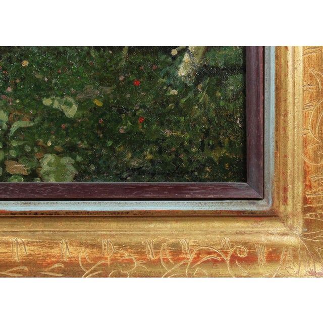 Jacquelart, Grazing Cows, 1890s, Oil on Canvas, Framed For Sale - Image 9 of 14