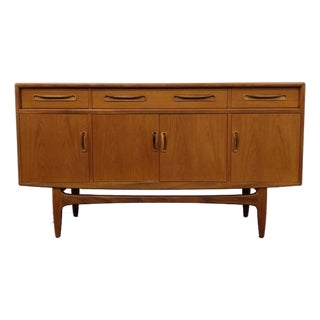 Vintage Mid Century Modern Teak Credenza by G Plan For Sale