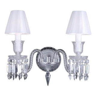 Collection Regina Wall Lamp in Metal and Crystal by Jago For Sale