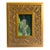 "Garden Edge" 2026 Mini Painting by Jessalin Beutler With Vintage Frame For Sale