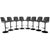 Nuez Leather Bar Stools from Andreu World, Set of 8 For Sale - Image 13 of 13