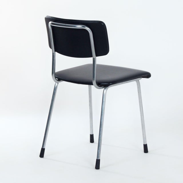 Metal 1231 Tubular Chairs by Ontwerpbureau Gispen for Gispen, 1960s, Set of 4 For Sale - Image 7 of 11