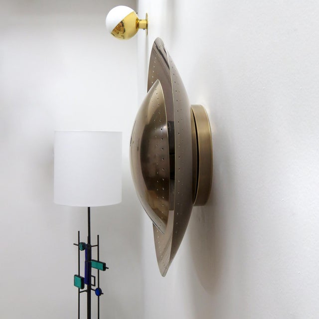 Not Yet Made - Made To Order Oculus™ Brass Wall Light by Gallery L7 For Sale - Image 5 of 10