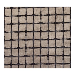 Zoffany "Tespi Square" Pewter Cut Velvet- 7 Yards For Sale