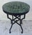 2020s 14" Mini Moroccan Mosaic Accent Table – Tamegroute Green Tile Top / Low Base For Sale - Image 5 of 7