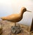 Mid-Century Modern Vintage Hand Carved Wooden Shorebird on Driftwood, Folk Art For Sale - Image 3 of 7
