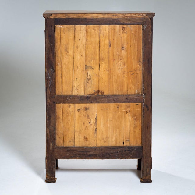 Wood Biedermeier Secretary Desk, Mid-19th Century For Sale - Image 7 of 12