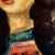 Enigmatic Original Watercolor Head Portrait Painting of Young Woman, Signed, Circa 1949 For Sale In New York - Image 6 of 11