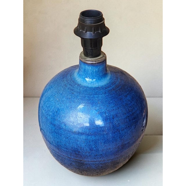 Stoneware Lamp Hurtault, Puisaye, 1990s For Sale - Image 3 of 8