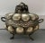 Antique 19th Century Hand Hammered Silver Plate Copper Tureen Bowl With Sculpted Fruit Form Finial For Sale - Image 13 of 13