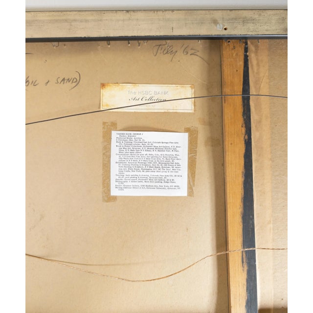 Mid-Century Modern Abstract Expressionist Painting by George Vander Sluis For Sale - Image 12 of 12