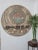 Vintage Hand Painted Signed Simone Vanguard Studios Wall Art Hanging Aztec Design Round Disk # 125038 43.5" In good...