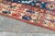Late 1800s Antique Maroon Red Diamond Medallion Wool Hand-Knotted Rug - 5' X 8'9" For Sale - Image 9 of 10