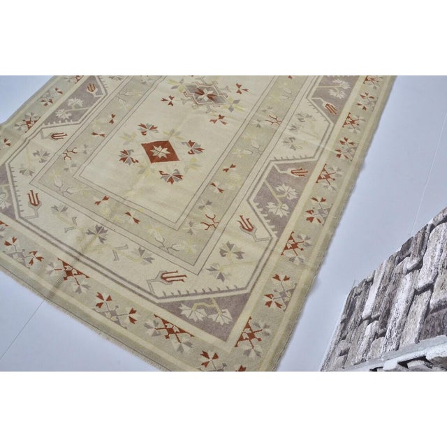 Vintage Anatolian Geometric Rug For Sale In Phoenix - Image 6 of 10
