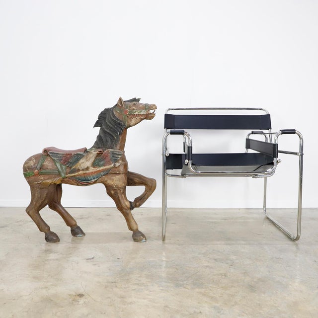 Rare and Antique Mexican Carousel Horse For Sale - Image 6 of 18