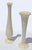 Mid-Century Modern Set 2 Lenox Collectibles Tall Bud Vases Ivory Ceramic Fine China 24k Gold For Sale - Image 3 of 16