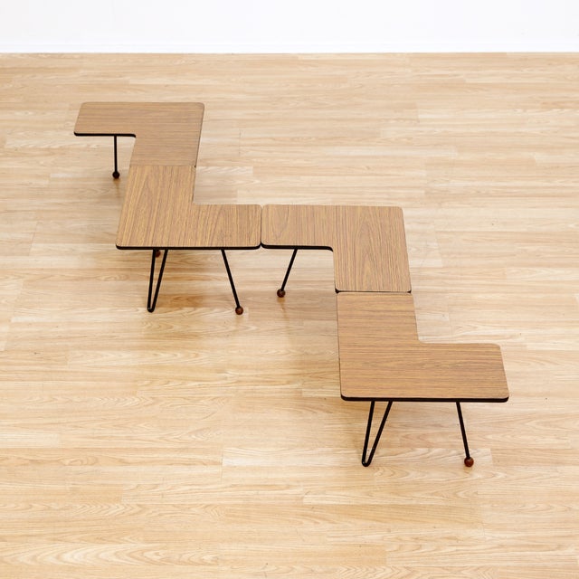 1960s Set of Four Vintage Modular Side Tables For Sale - Image 12 of 12