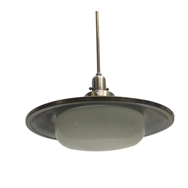 Chandelier Attributed to Gino Sarfatti, Italy, 1950s For Sale - Image 6 of 10