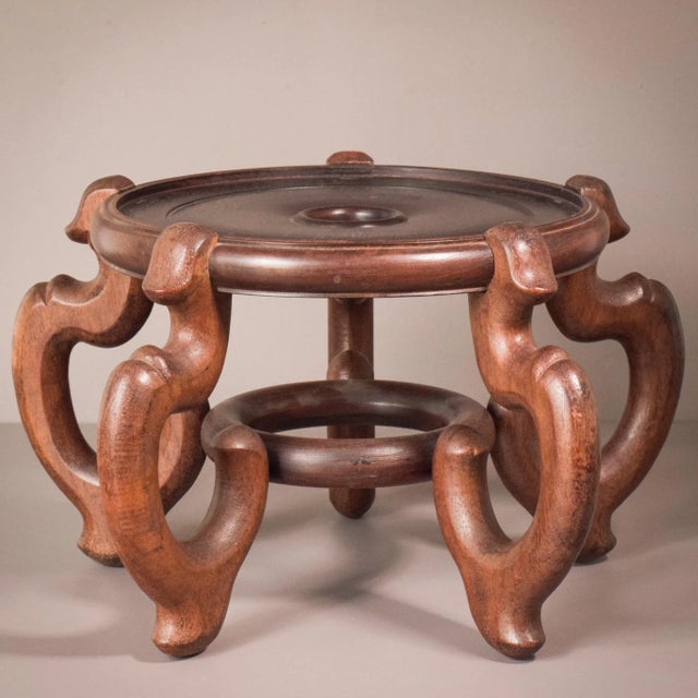 Large Chinese Wooden Stand For Sale - Image 15 of 15