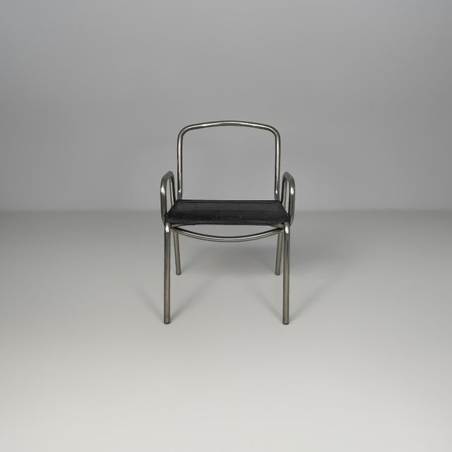 Italian modern chairs Castiglia by Achille Castiglioni for Zanotta, 1960s Set of four Castiglia model chairs, featuring a...
