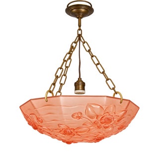Art Deco Pendant Lamp from Ampla, France, 1930s For Sale