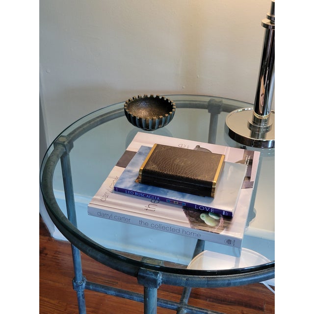 Metal Niermann Weeks Italian Side Table For Sale - Image 7 of 8