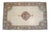 Textile Vintage Turkish Oushak Medallion Hand-Knotted Area Rug Living Room Decor 4′8″ X 7′6″ For Sale - Image 7 of 11