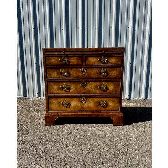 Stunning Queen Anne style chest of drawers from Baker Furniture's "Stately Homes" collection, based on an English chest c....