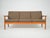 Mid-Century Modern Mid-Century Teak GE-265/3 Wollstoff Sofa by Hans J. Wegner for Getama, 1960s For Sale - Image 3 of 14