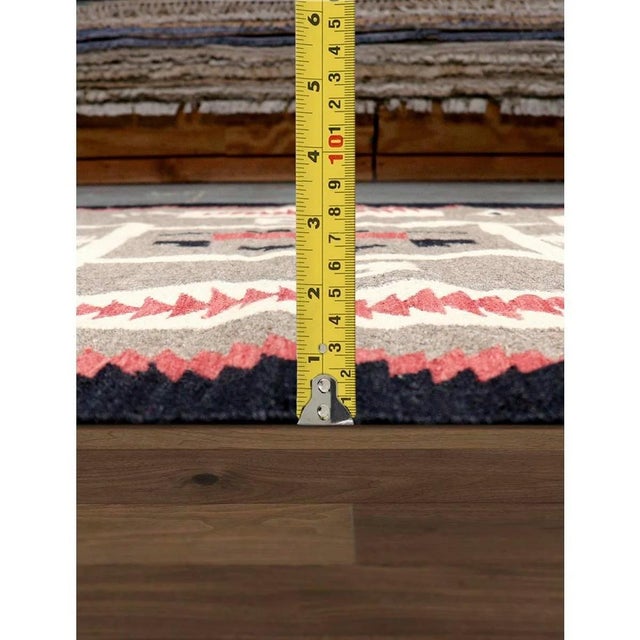 2010s Tuscany Wool Mocha Area Rug, 4'10'' X 7' 0'' For Sale - Image 5 of 6