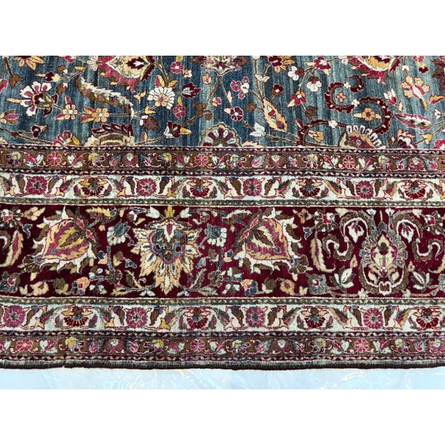 Antique Signed Persian Lavar , 12' X 15' For Sale - Image 4 of 7