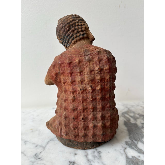 Liao Dynasty Wooden Buddha Statue. Chinese wood carving.