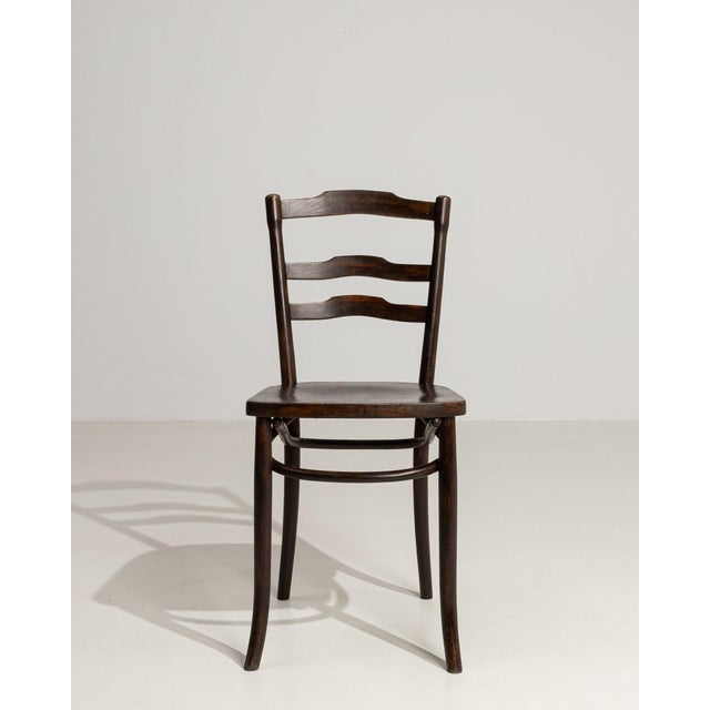 Early 20th Century France Brown Wood Lounge Chair For Sale In Greensboro - Image 6 of 10