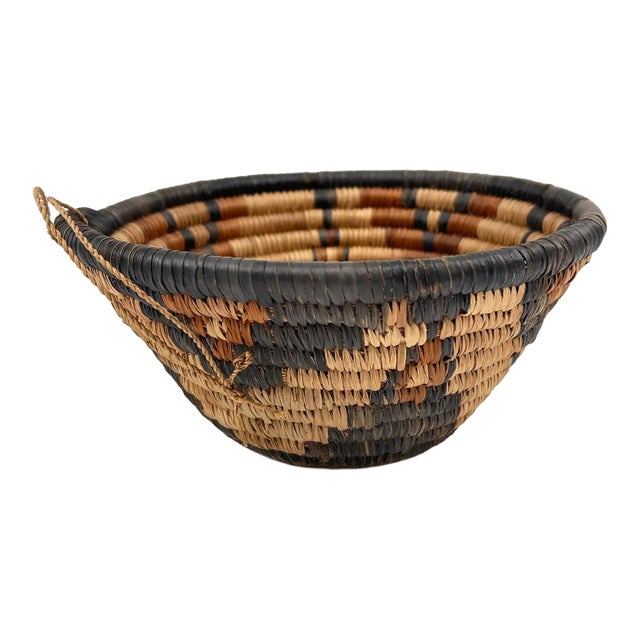 Early 20th Century Botswana Basket 8inch MATTER COLLECTION For Sale