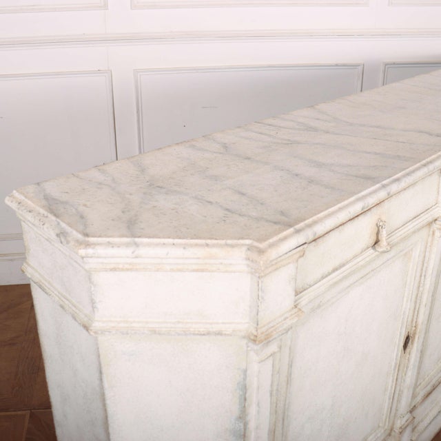 Architectural French Sideboard in White For Sale - Image 11 of 14