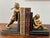 Art Deco Gilt Metal Bookends by Ronson Oriental Sculptures Circa 1930 For Sale - Image 13 of 13