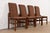 Henredon Mid-Century Modern Sculpted Oak High Back Dining Chairs, Set of Four For Sale - Image 12 of 12