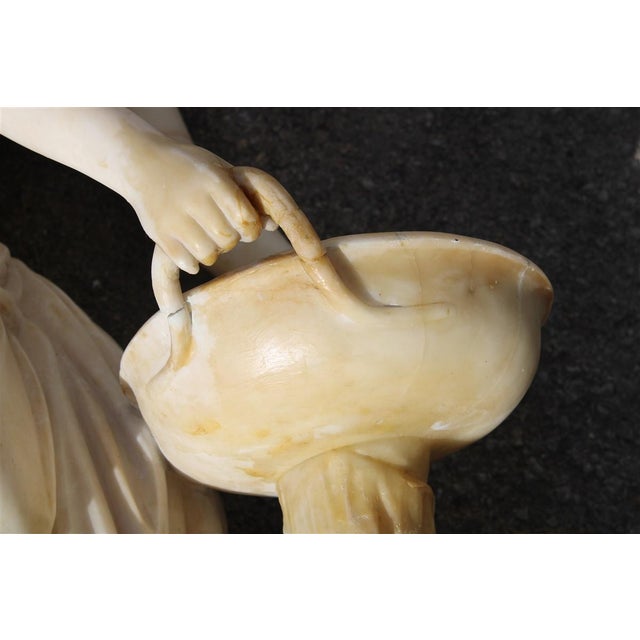 Italian Artist, Woman at Fountain, 1910, Marble For Sale - Image 18 of 18